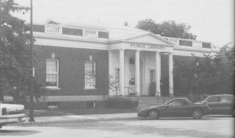 Library located at corner of 6th and Beltrami built in 1962. 