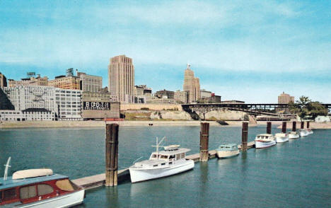 View of Downtown St. Paul, Minnesota, 1960's