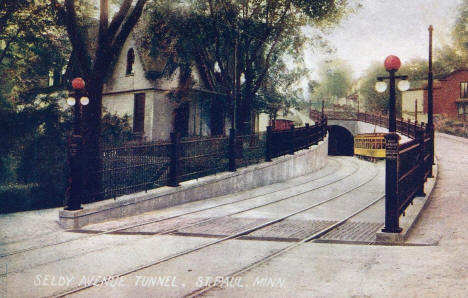 Selby Avenue Tunnel, St. Paul, Minnesota, 1908