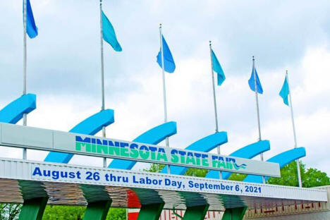 Snelling Avenue gates to the Minnesota State Fair, 2021