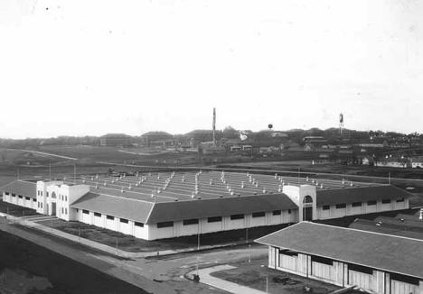 Horse barn, Minnesota State Fair, 1938