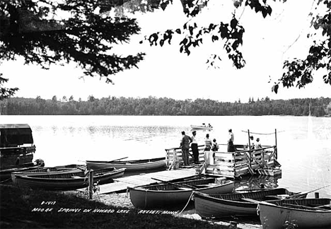 Moore Springs Resort, Akeley Minnesota, 1950