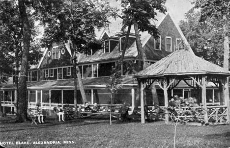 Hotel Blake, Alexandria Minnesota, 1917