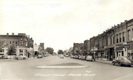 Street scene, Anoka Minnesota, 1952