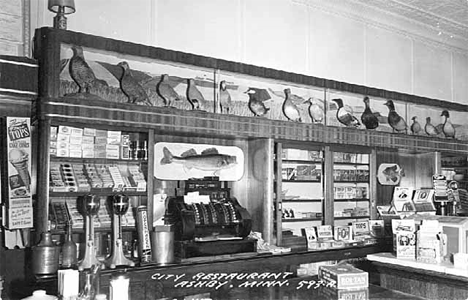 City Restaurant, Ashby Minnesota, 1958