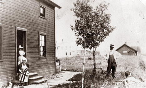 Section house (Great Northern Railroad depot tender's home), Askov, 1890