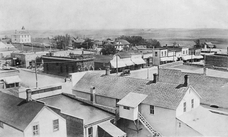 Birds eye view, Battle Lake Minnesota, 1918