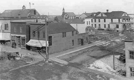 Street scene, Battle Lake Minnesota, 1910's