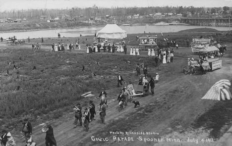 Independence Day, Parade, Spooner Minnesota, 1911