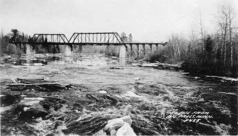 Big Fork River, Big Falls Minnesota, 1950