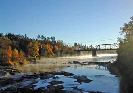 Bigfork River and Bridge, Big Falls Minnesota, 2007