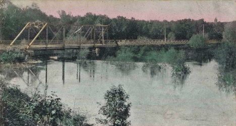 View from City Park, Blue Earth Minnesota, 1908