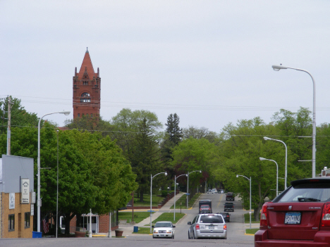 Street scene, Blue Earth Minnesota, 2014