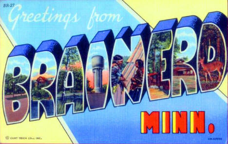 Greetings from Brainerd Minnesota, 1946