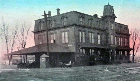 Northern Pacific Depot, Brainerd Minnesota, 1913