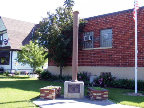 Stratford Hotel Fire Memorial, Breckenridge Minnesota, 2008