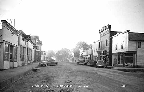 Main Street, Canton Minnesota, 1950