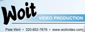 Woit Video Production, Carlos Minnesota