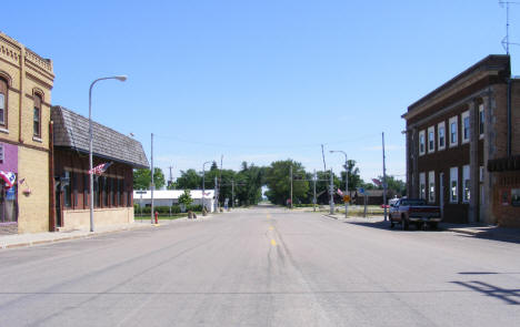 Street scene, Clara City Minnesota, 2011