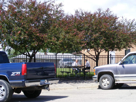 Street scene, Cleveland Minnesota, 2010