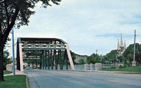 Street view, Crookston Minnesota, 1960's