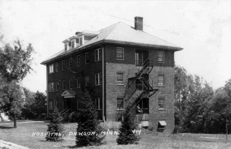 Hospital, Dawson Minnesota, 1946