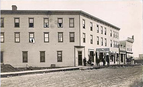 Street scene, Deer River Minnesota, 1908