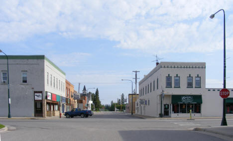 Street scene, Deer River Minnesota, 2010