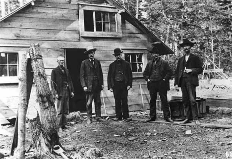 Lumberman at Deer River Minnesota, 1901