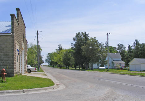 Street scene, Dennison Minnesota, 2010