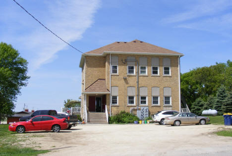 Old School, now apartments, Dennison Minnesota, 2010