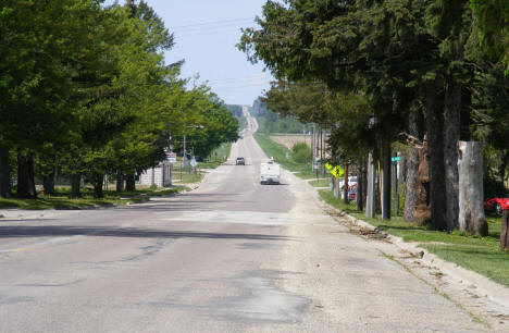 Street scene, Dennison Minnesota, 2010