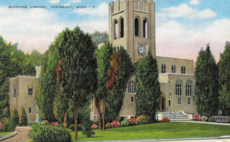 Buckham Library, Faribault Minnesota, 1940's