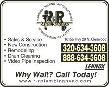 R & R Plumbing Heating & AC, Glenwood Minnesota