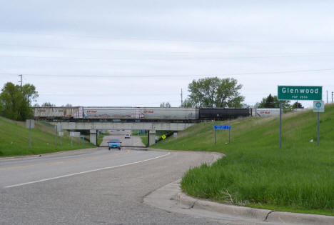 Entering Glenwood on State Highway 28, 2008