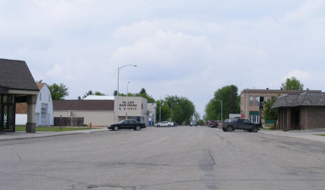 Street scene, Halstad Minnesota, 2008