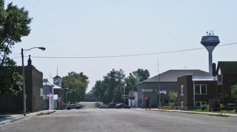 Street scene, Henning Minnesota, 2008