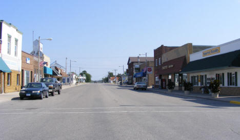 Street scene, Henning Minnesota, 2008