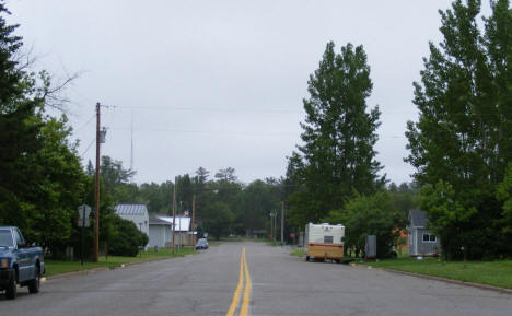 Street scene, Kelliher Minnesota, 2009