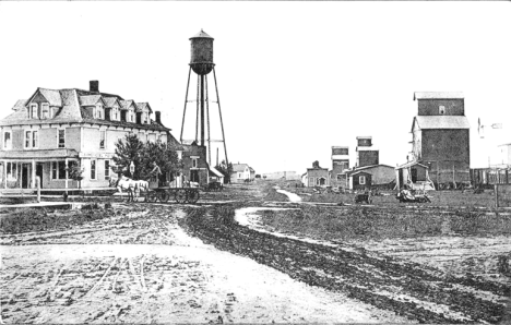 Street scene, Lamberton Minnesota, 1910's