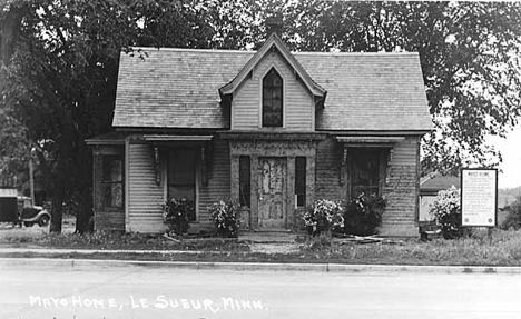 Mayo Home, Le Sueur Minnesota, 1936