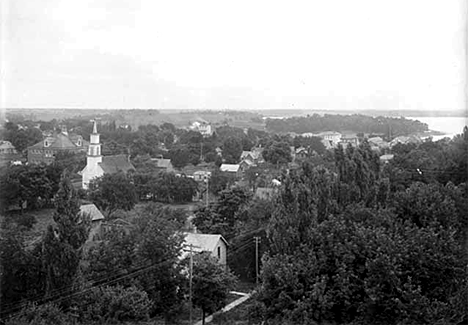 General view of Little Falls Minnesota, 1900