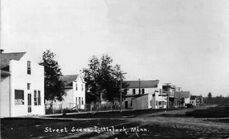 Street Scene, Littlefork Minnesota, 1937