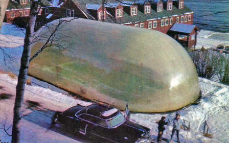 Swimming Pool Bubble, Lutsen Resort, Lutsen Minnesota, 1950's