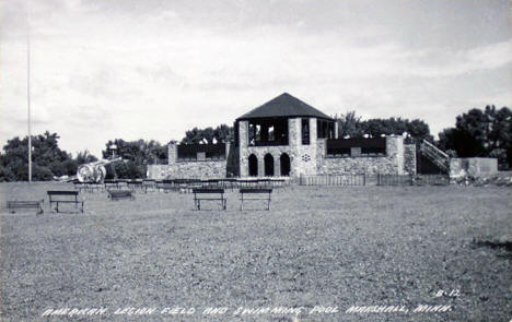 American Legion Field and Swimming Pool, Marshall Minnesota, 1951