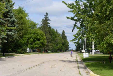 Street scene, Middle River Minnesota, 2009