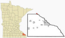 Location of Minneiska, Minnesota