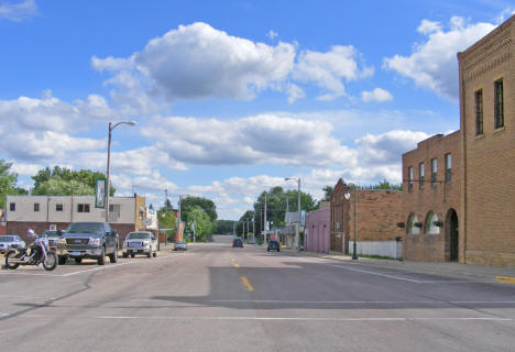 Street scene, Montgomery Minnesota, 2010