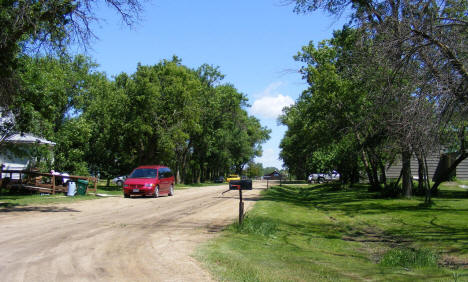 Street scene, Nashua Minnesota, 2008