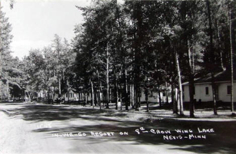 In We Go Resort on the 8th Crow Wing Lake, Nevis Minnesota, 1950